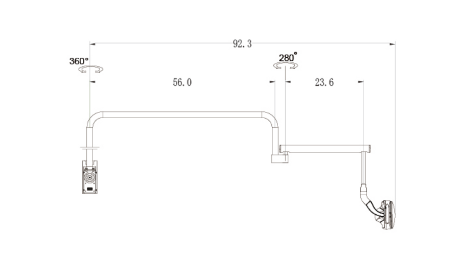 20251011461139304741.png Wall Mount Whale LED Dental Light Dimension.png