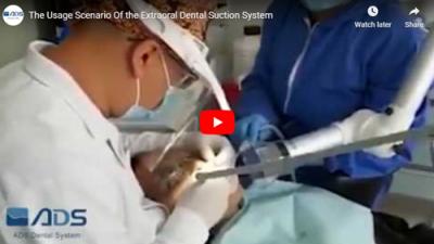 The Usage Scenario Of the Extraoral Dental Suction System