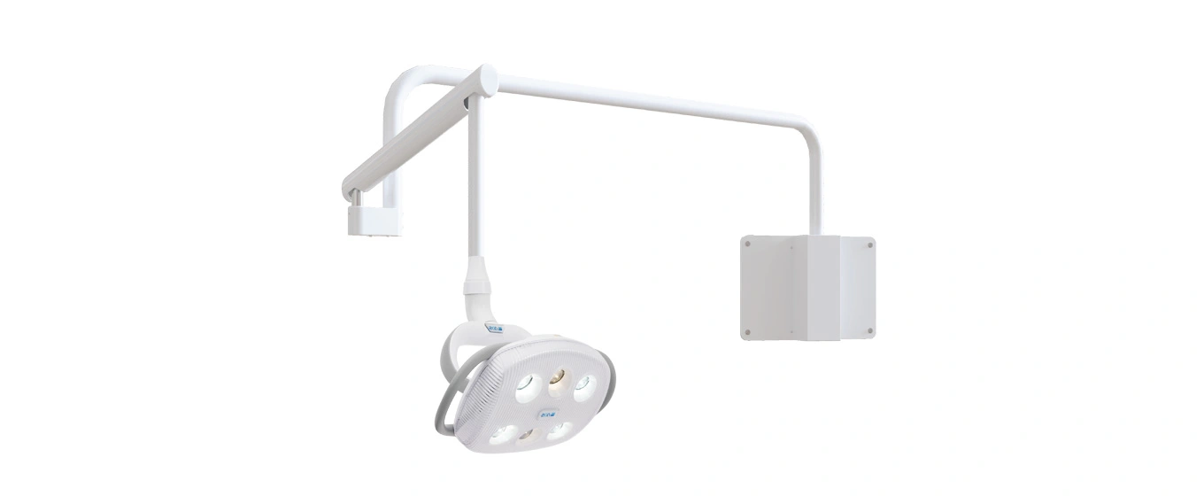 wall mount amber ii led dental light 01